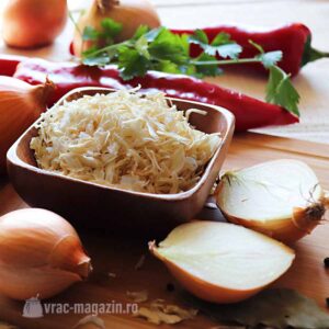 Ceapă deshidratată, fulgi – 4kg/sac