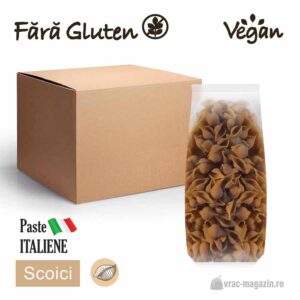 Paste din făină de amarant, teff și quinoa – Scoici, VEGAN, GLUTEN FREE – 2.5kg/bax(10x250g)