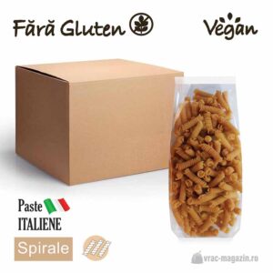 Paste din făină de năut, porumb și orez- Spirale, VEGAN, GLUTEN FREE – 2.5kg/bax(10x250g)